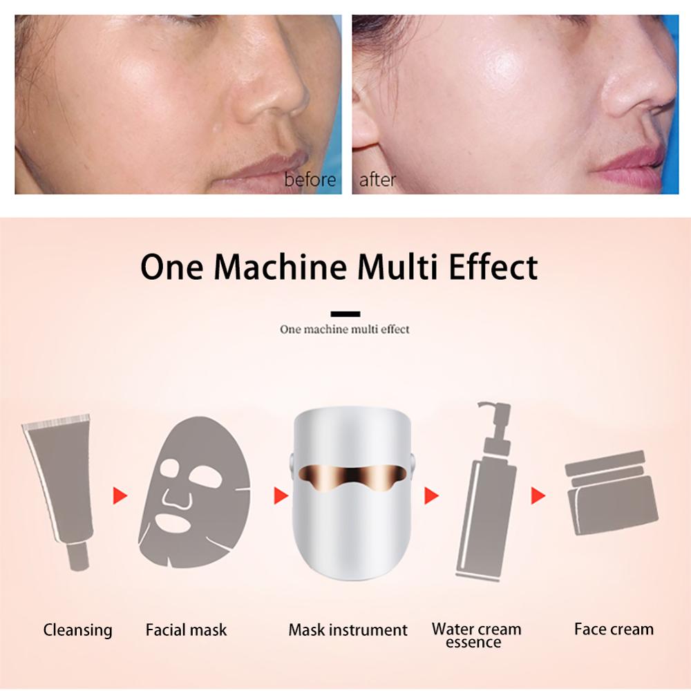 LED Therapy Mask Light Face Mask Therapy Photon LED Facial Mask Skin Care Set Remove Acne Beauty Firm Skin LED Mask Therapy