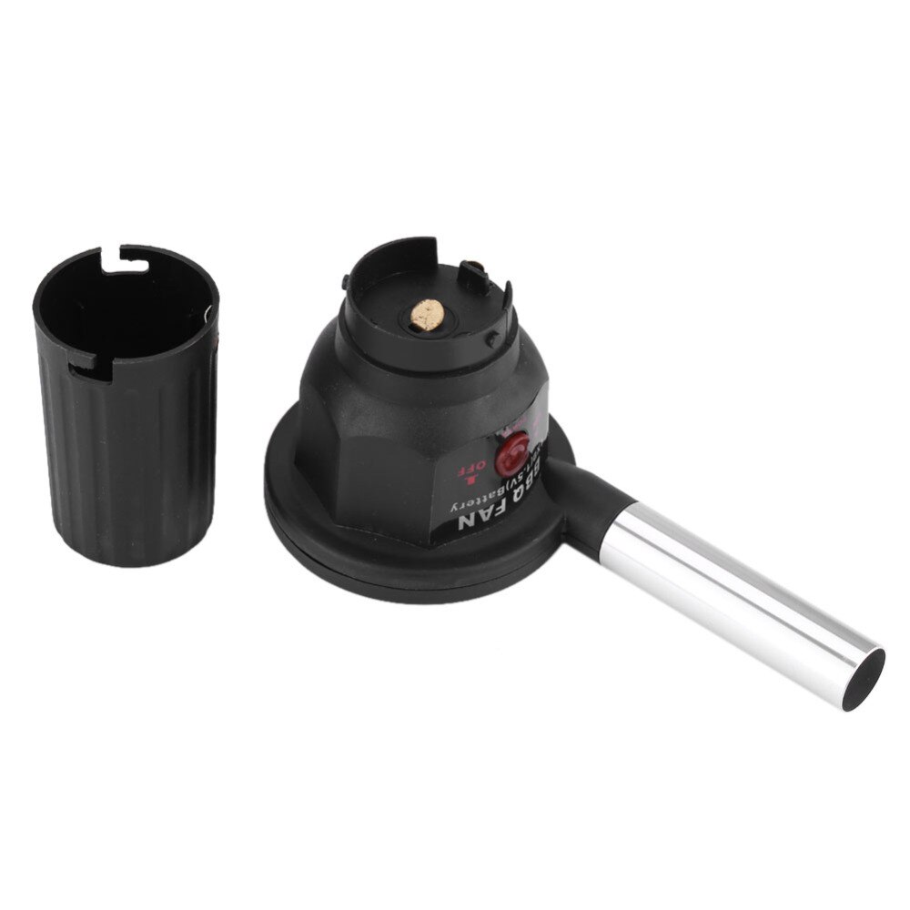 Battery Powered Electric BBQ Fan Air Blower for Outdoor Camping Picnic Use Charcoal Grill Barbecue Fan Barbecue Tool Portable