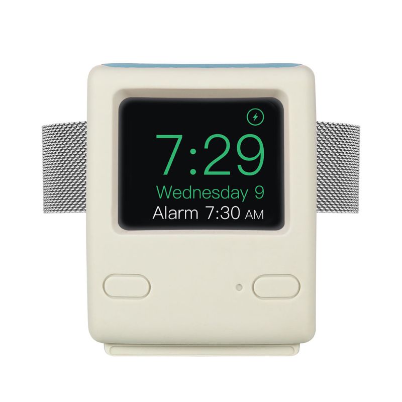 Voor Apple Horloge 2345 Generatie Siliconen Retro Opladen Stand Iwatch Smart Horloge S6 Universal Classic Computer Opladen Base