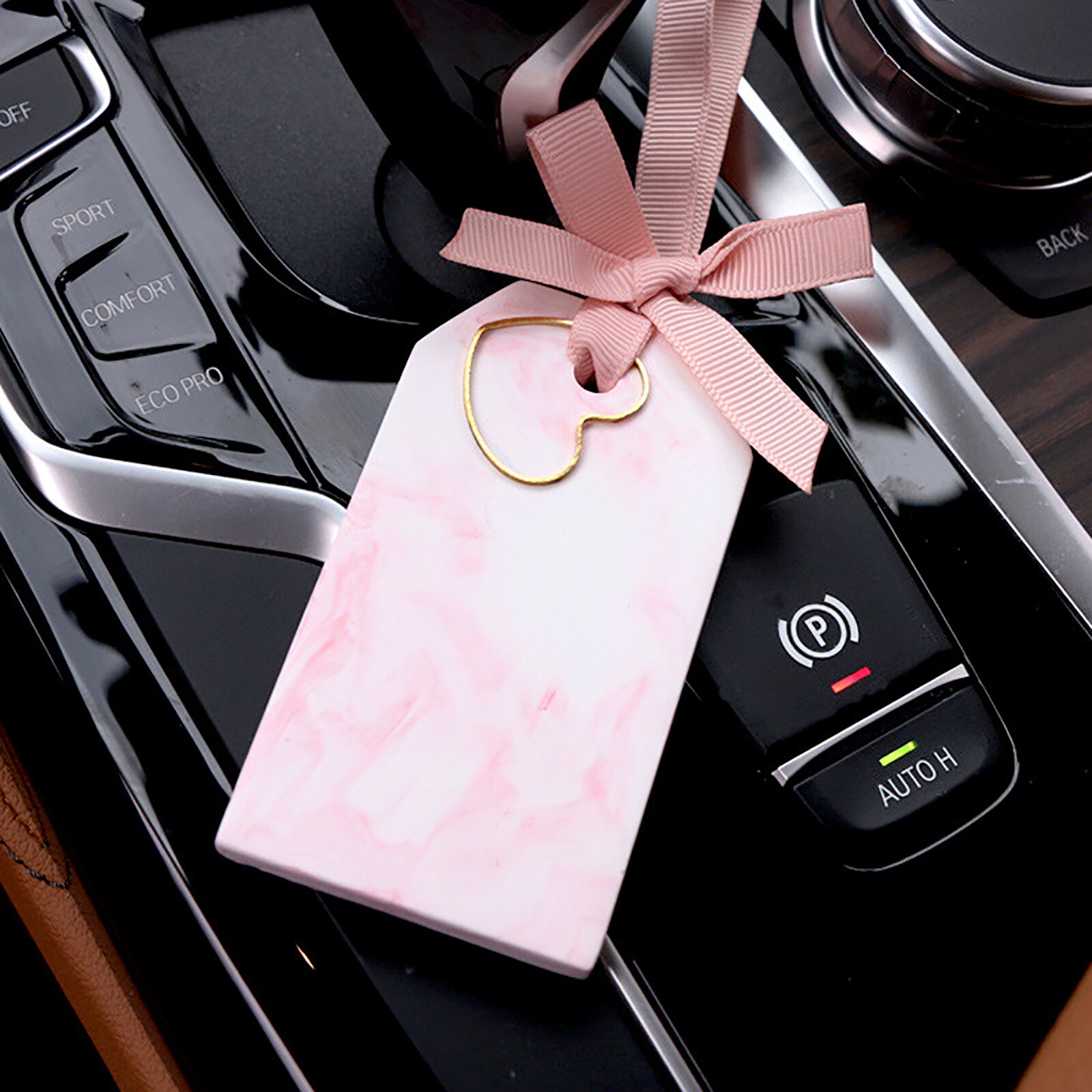 Wieczny zapach kwiatowy świeca zapachowa, dezodorant robić samochodu w szafie, kreatywny prezent na walentynki: Marble różowy