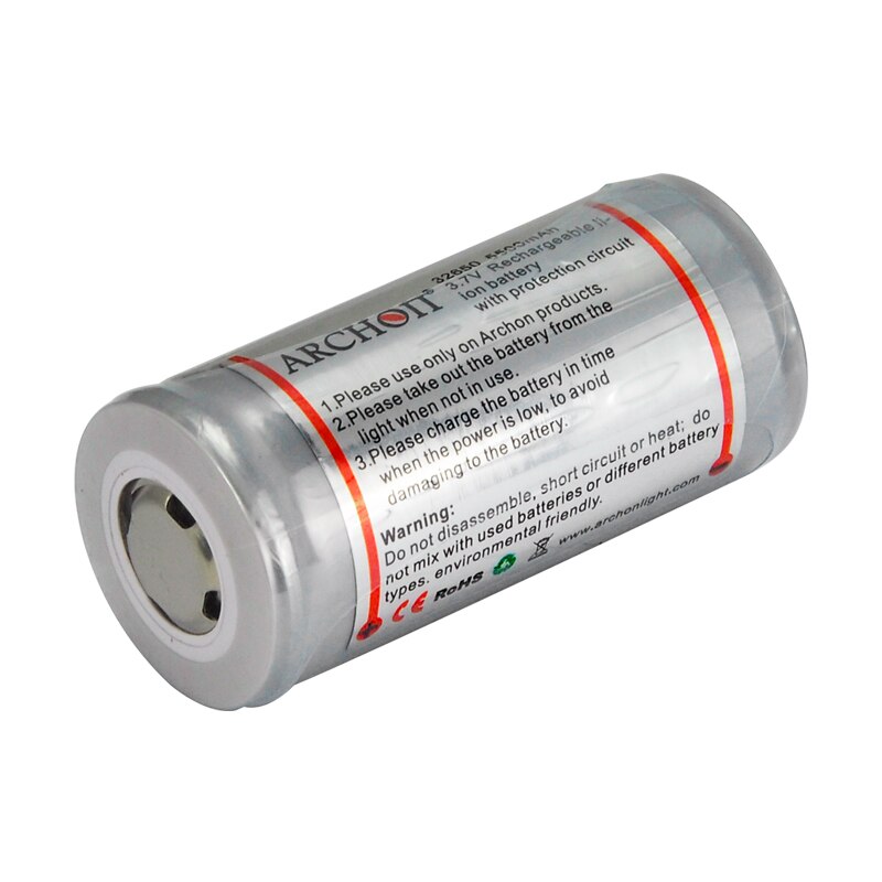 ARCHON original 5500mAh 3.7v 32650 lithium battery Rechargeable battery EU US plug 32650 battery charger genuine torch battery