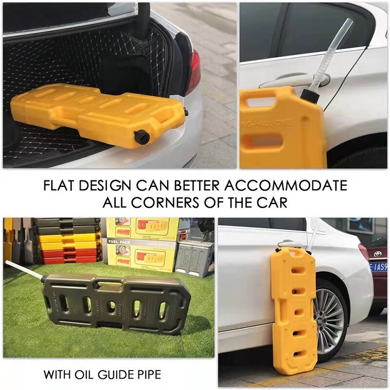 20L Litre Petrol Jerry Cans Plastic Motorcycle Gasoline Fuel Tank Mount Lock 5 Gallon Gas Can Petrol Jerrycan Jerrican Container