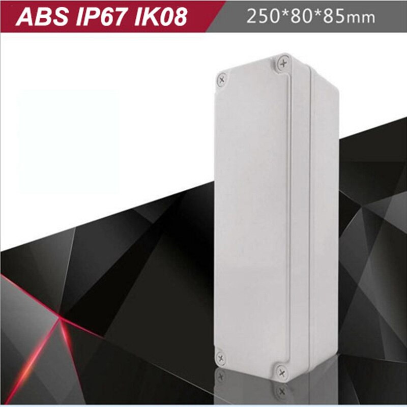 ABS shell small outdoor cable IP67 plastic waterproof junction box electronics enclosure: Pink