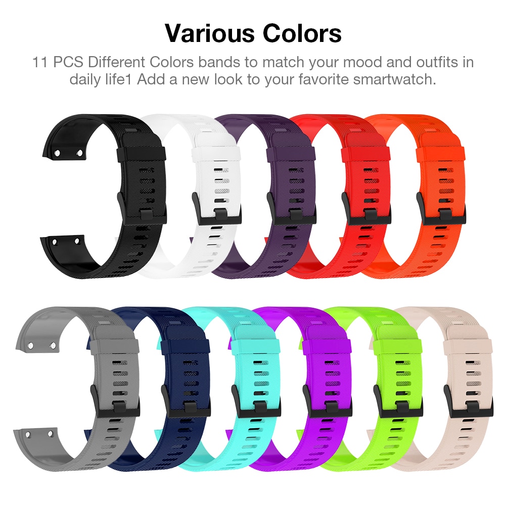 Adequado Para Garmin Forerunner 35/30 Watchs Cinta Substituição Pulseira de Silicone Macio de Alta Qualidade