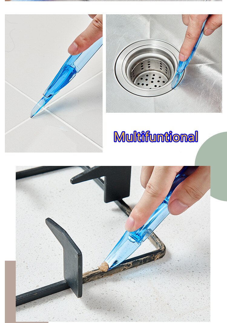Dirt Cleaning Tools Doors and Windows Track Kitchen Table Dirt Cleaning Scraper Kitchen Bathroom Gadget