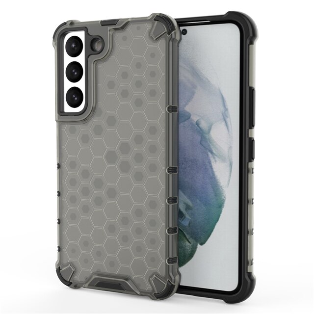 For Samsung Galaxy S22 Ultra 5G Case Shockproof Hybrid Armor Bumper Transparent Phone Case For Samsung S22 Ultra S22+ Back Cover: For S22 / black