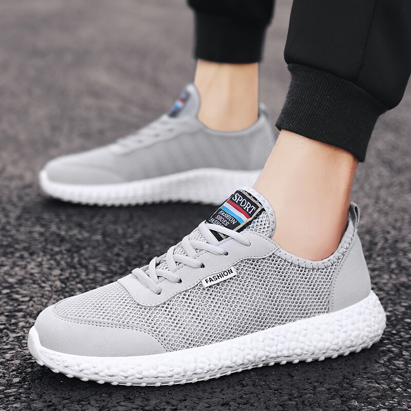 Offre spéciale Tenis Para Hombre hommes Tenis chaussures antidérapant Sport de gymnastique chaussures mâle stabilité athlétique Fitness baskets formateurs pas cher: Gris / 6.5