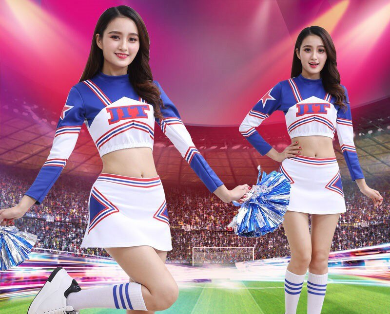 Sexy Cheerleading Kostuum Kleding Voetbal Rugby Basketbal Cheer Team Meisje Cheerleading Uniformen Stage Dance Prestaties
