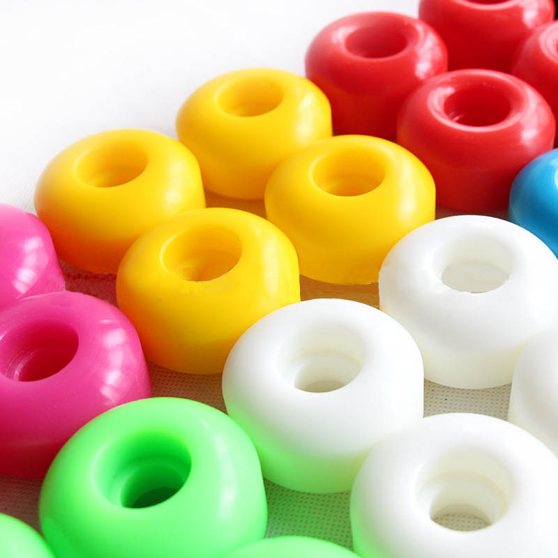 Ruote da skateboard, 4 pezzi 52x32mm 95A PU rullo, skateboard tavola lunga tavola da Surf asfalto ruote da pattinaggio su strada