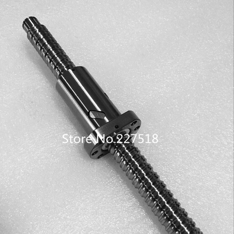Ball Screw Rolled C7 ballscrew SFU2510 800mm 900 1000 BK20 BF20 End Machined CNC with SFU2510 Ballnut Ball Screw