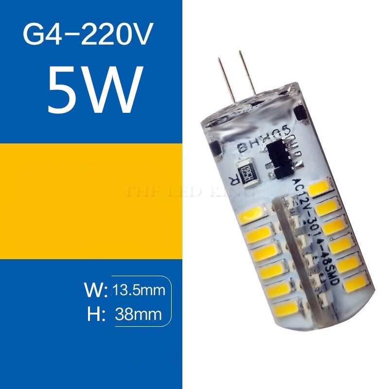Mini lámpara LED COB G4, 3W, 6W, 9W, 12W, CC, CA, 12V, luz LED G4, Ángulo de haz de 360, reemplazo de lámparas halógenas G4, 10 Uds.