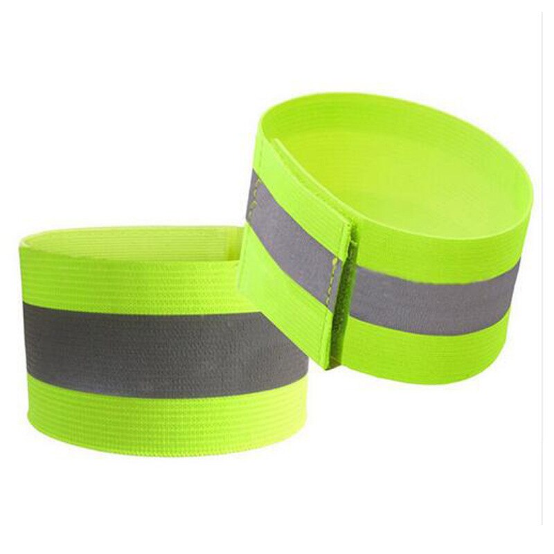 1Pc Reflective Bands Elasticated Armband Wristband Ankle Leg Straps Safety Reflector Tape Straps for Night Jogging Walk Biking