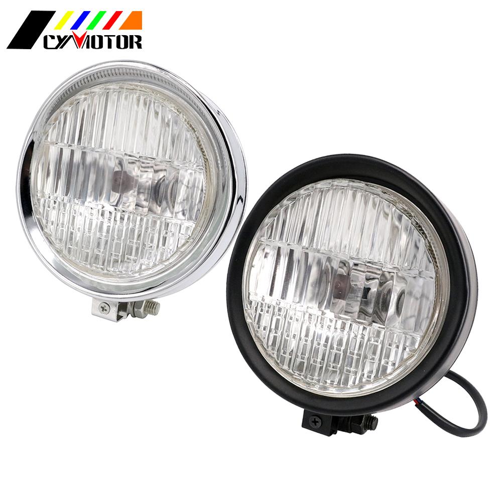 Motorfiets retro koplamp koplamp lamp voor cafe racer harley davidson choppers sportster suzuki racer 883 xl1200 xl 1200
