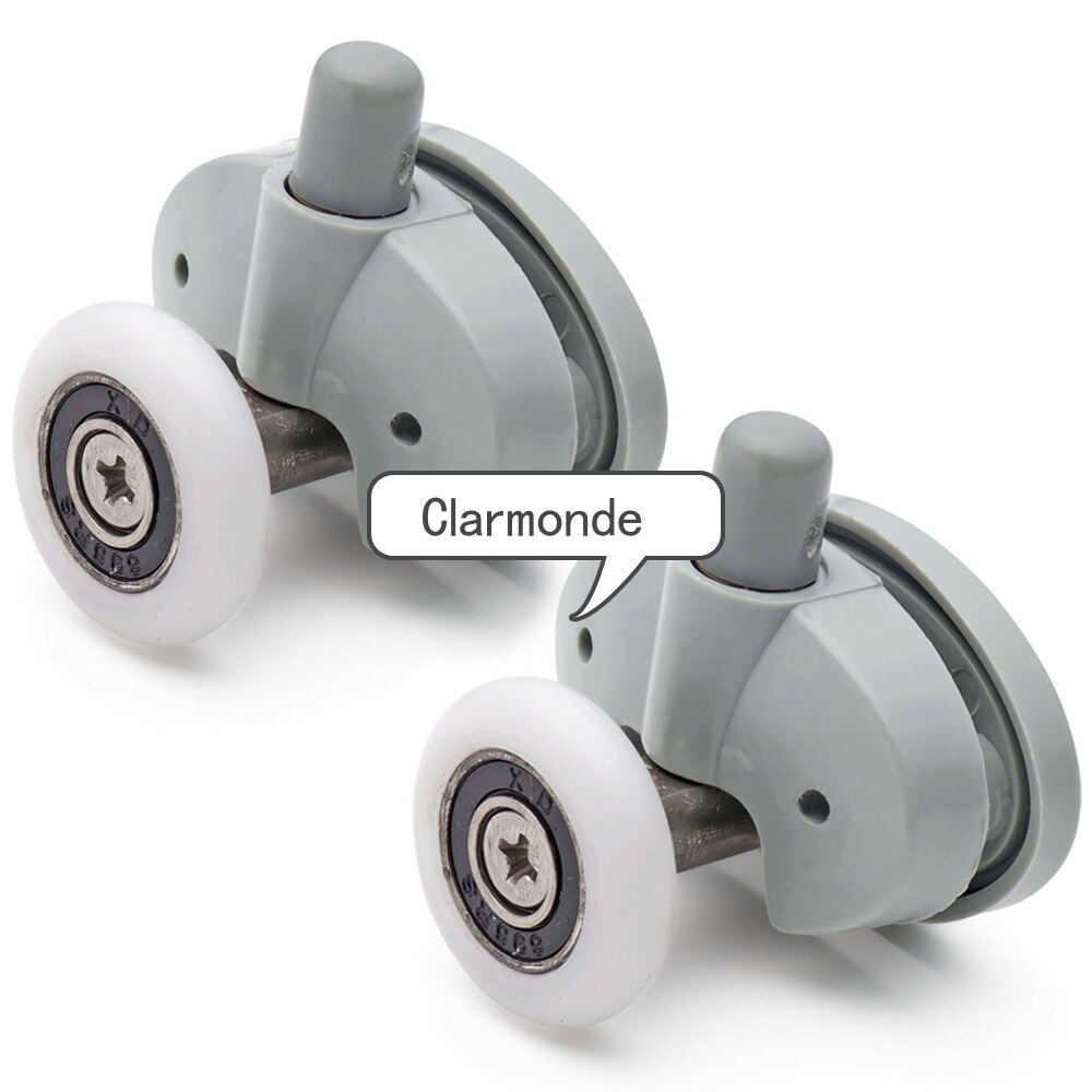 2pcs4pcs 8pcs Butterfly Single Shower Door Rollers/Runners/Wheels/Pulleys 23mm /25mmwheel