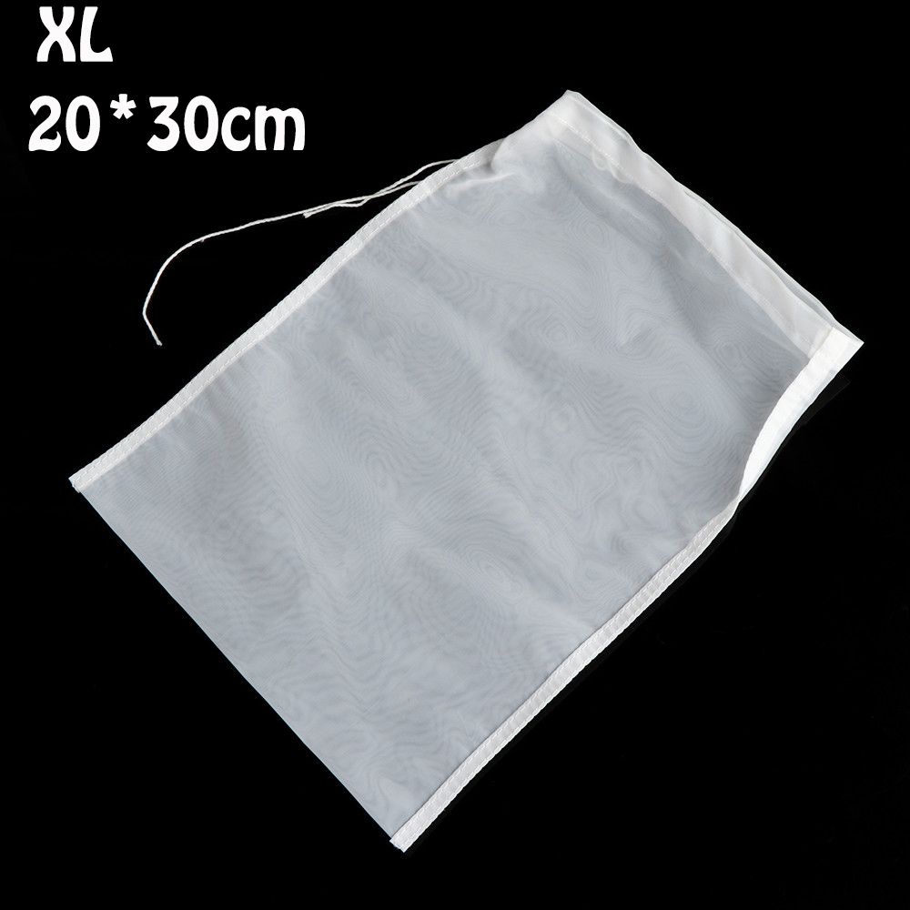 Reusable Fine Mesh Wine Strainer Juice Soymilk Nut Milk Tea Nylon Filter Bag Bowl Shape Food Coffee Filter Cheese Cloth: XL