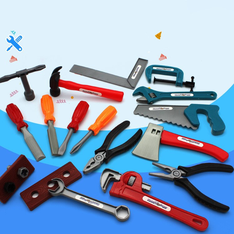 24pcs/set Tools Carpentry Popsocket Boys Toy Building Pretend Play For Children Educational Set