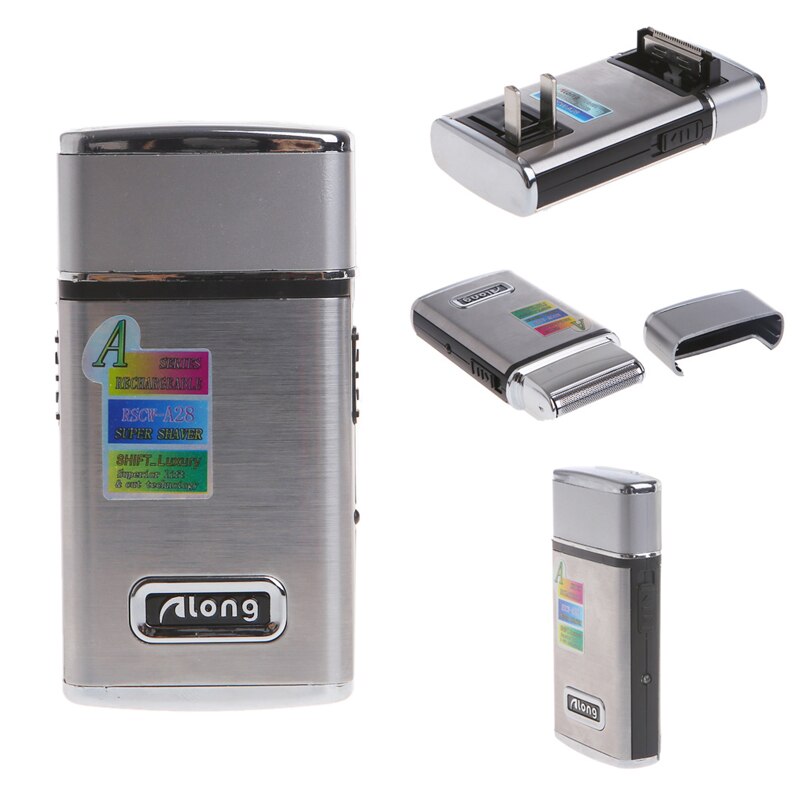 Stainless Steel 2 in 1 Men's Electric Reciprocating Rechargeable Shaver Razor