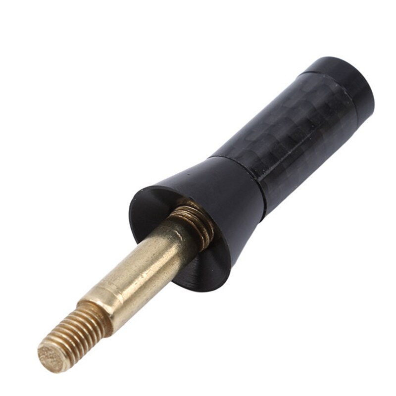 Bilstyling tagantenne forbedret signal 3.5cm kulfiber skrue metal kort stubbet mast antenne radio auto tilbehør