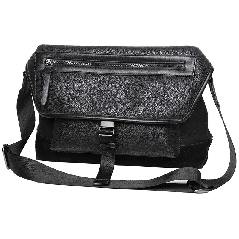 Jonge Jongen Zwart Sport Messenger Bag Studenten Fiets Schoudertassen Tieners Riding Bag Mannen Bike Sport Messenger