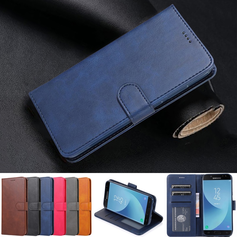 Cover Case Voor Samsung Galaxy J5 Pro Magnetische Flip Luxe Wallet Leather Telefoon Gevallen Voor Samsung J530 Tas Coque op J 5