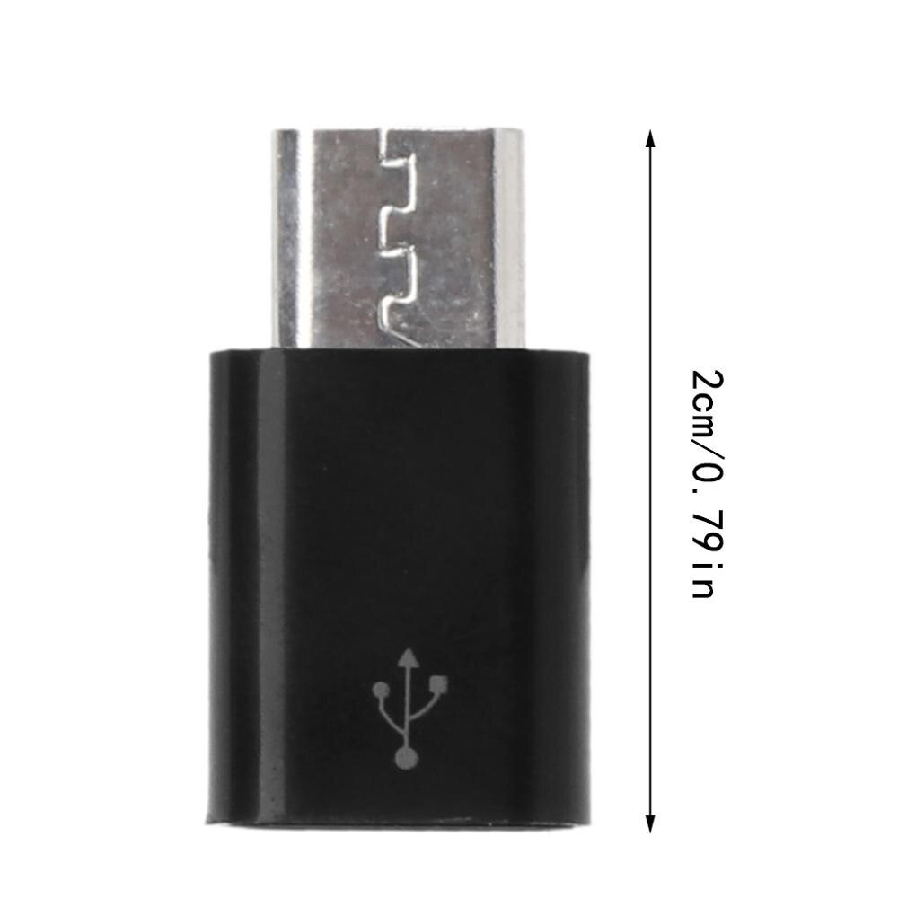 Brand En Usb 3.1 Type C Female Naar Micro Usb Male Adapter Connector Voor Android Mobiele Telefoon