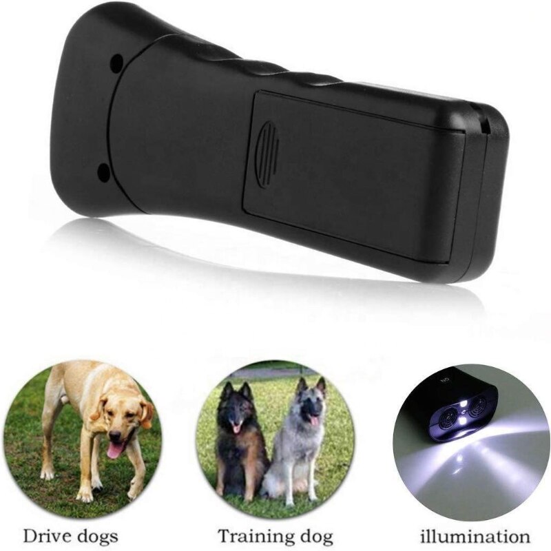 Led ultralyds anti-gø-enhed ultralyds-hundeafviser anti-gøen stop gø-træningsudstyr отпугиватель собак