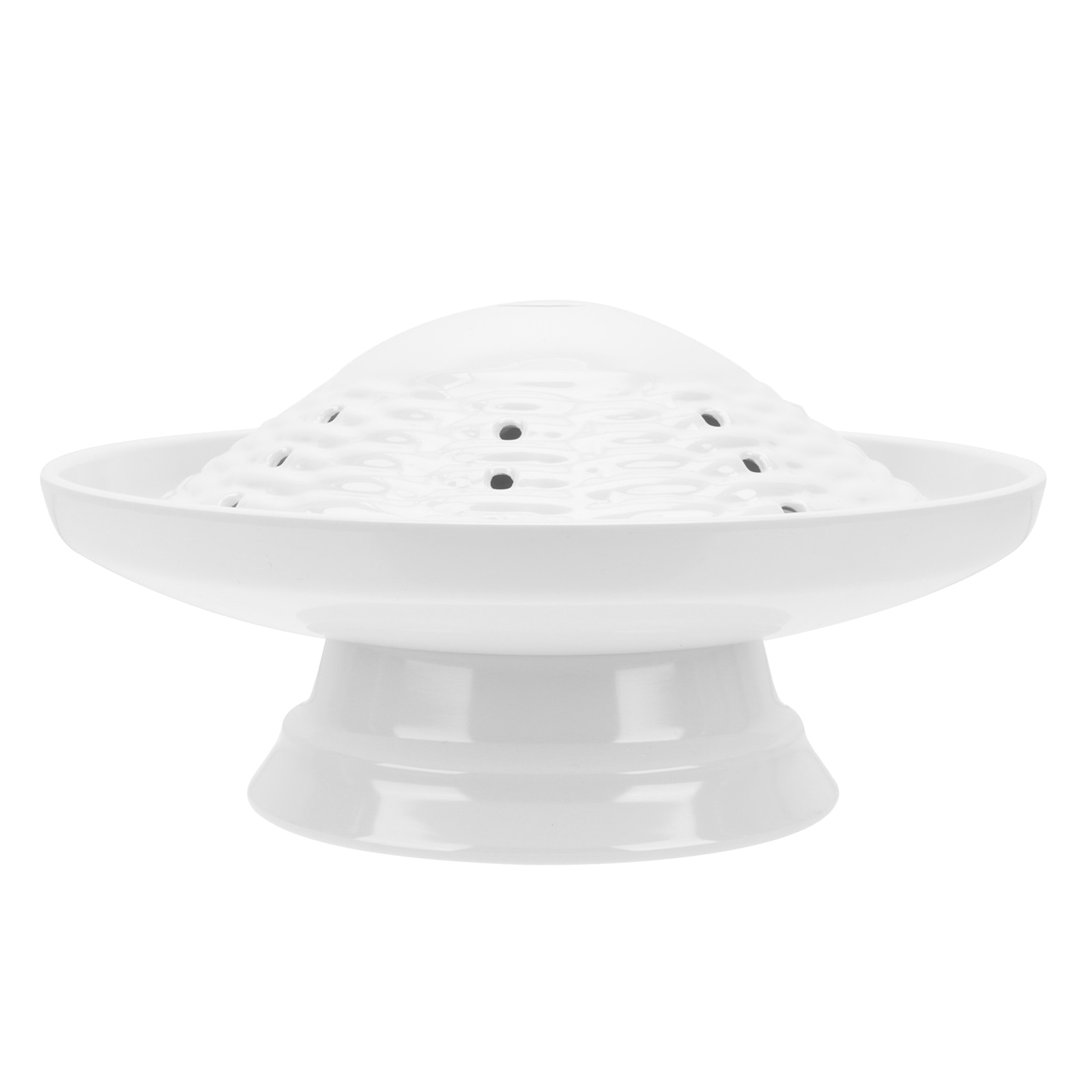 Melamine Hotpot Serving Tray Practical Food Plate Cattle Stomach Plate: White