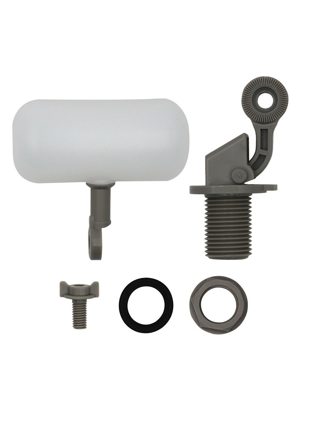 Miniature Plastic Float Valve Automatic Water Level Controller 4 Points T Ball Adjustable Float Valve Small Water Tank: Default Title