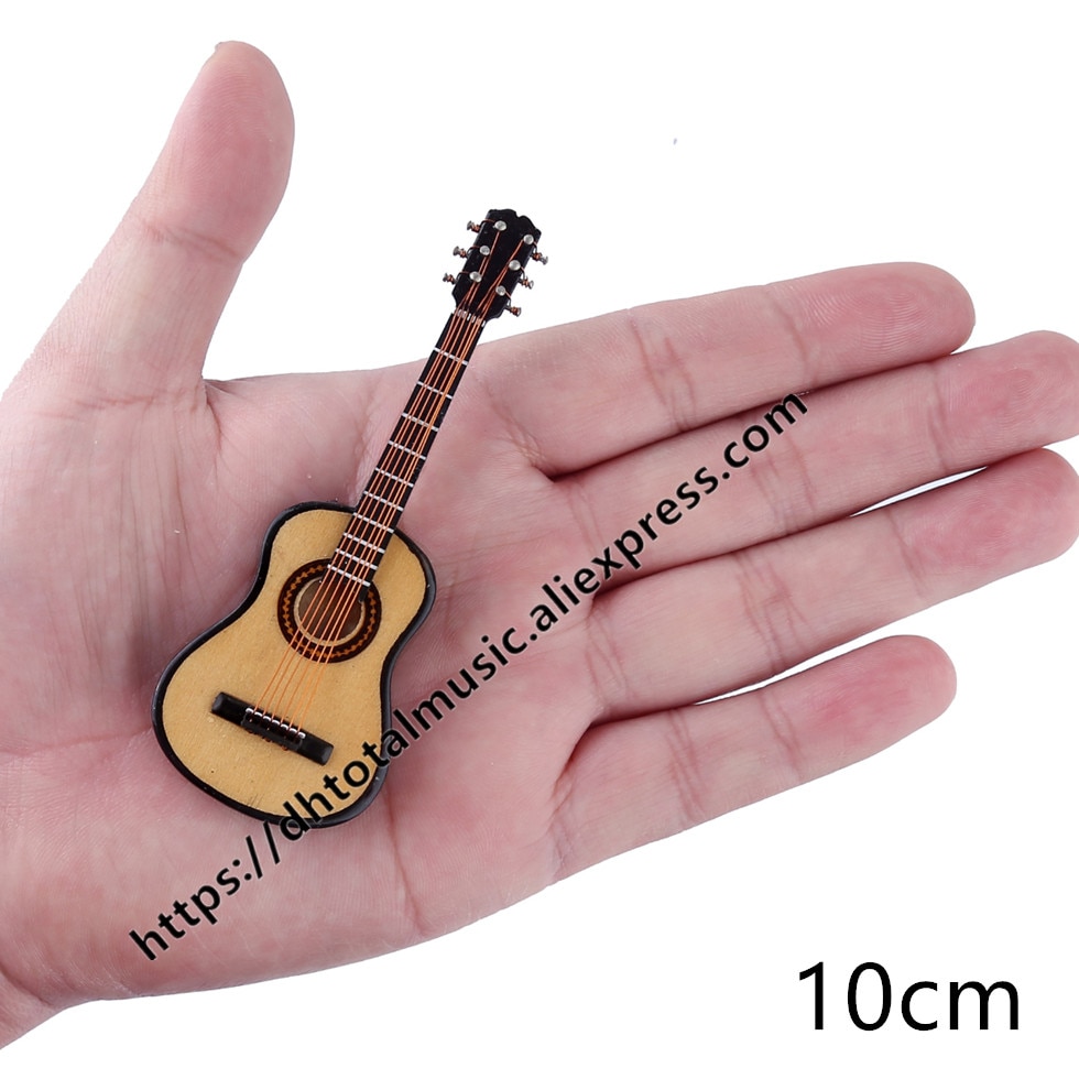 Mini guitare Miniature modèle guitare électrique modèle B Miniature en bois Mini Instrument de musique modèle Collection