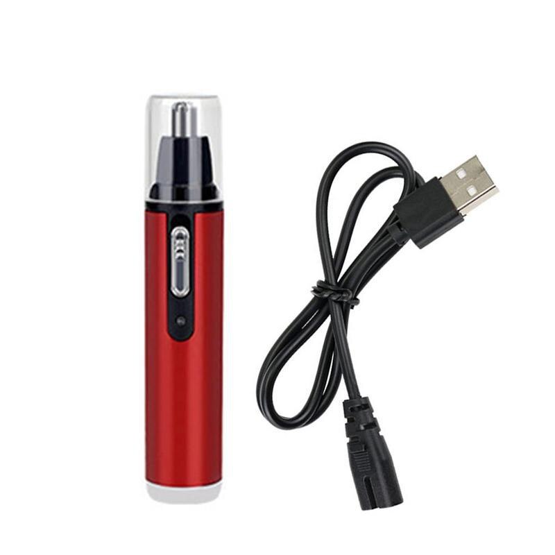 Nase Haar Trimmer USB Aufladbare Elektrische Rasur Ohr Haar Augenbrauen Bart Trimmer Sichere Pflege Trimmen Werkzeug: verrotten