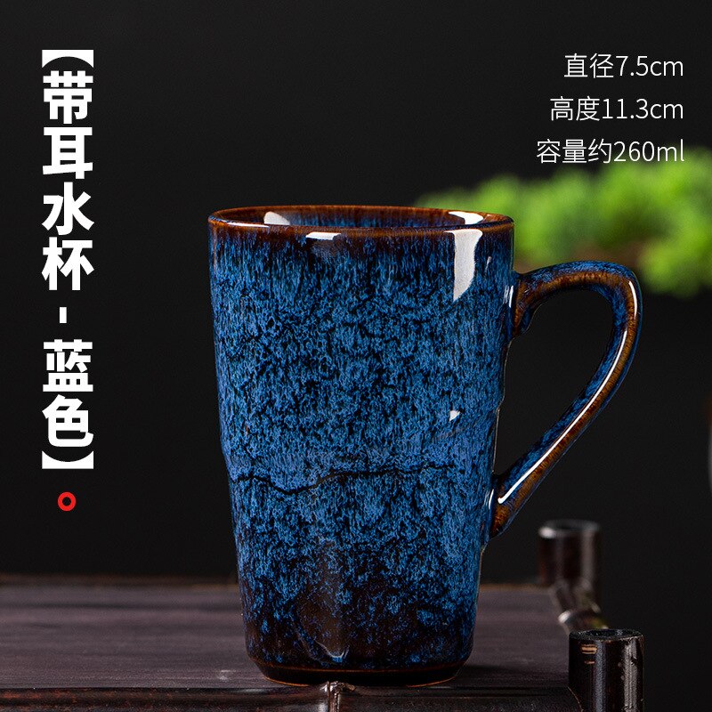 Oven Change Zand Goud Geglazuurde Keramische Proeverij Cup Kung Fu Single Cup Theekopjes Kleine Thee Cup Eigenaar Kopje Thee Kom thuis: Clear