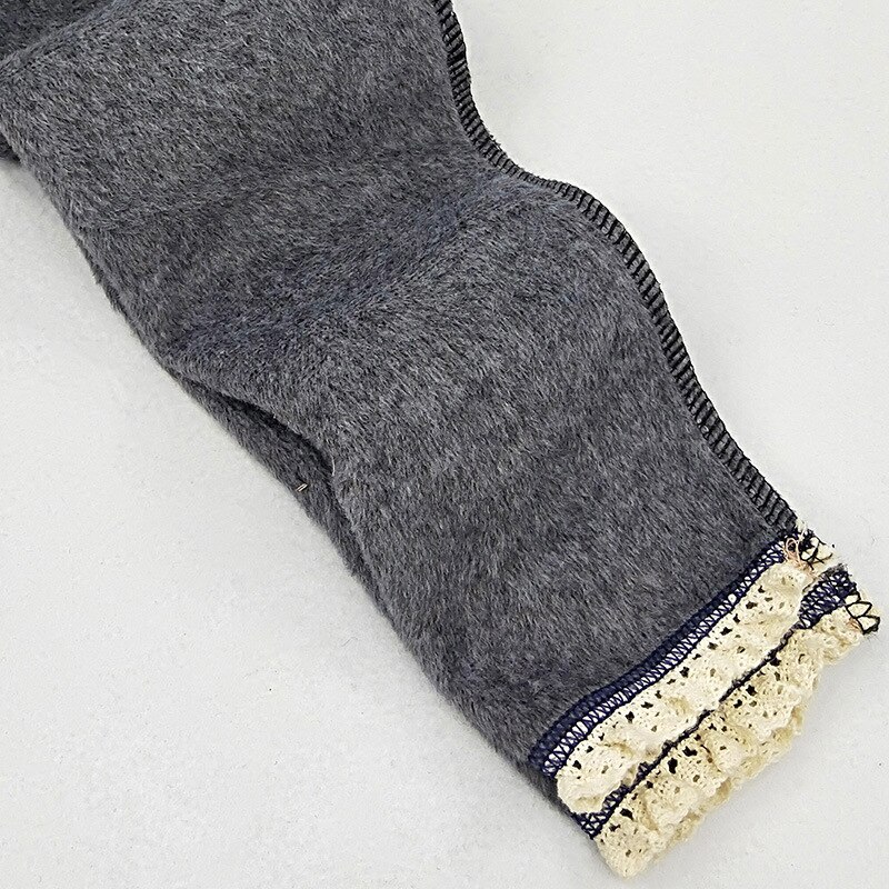 LZH Winter Herbst freundlicher Bogen Spitze Hosen Für Mädchen Samt Gepolsterte Gamaschen freundlicher Hosen Für Mädchen Kleidung 3-10Y