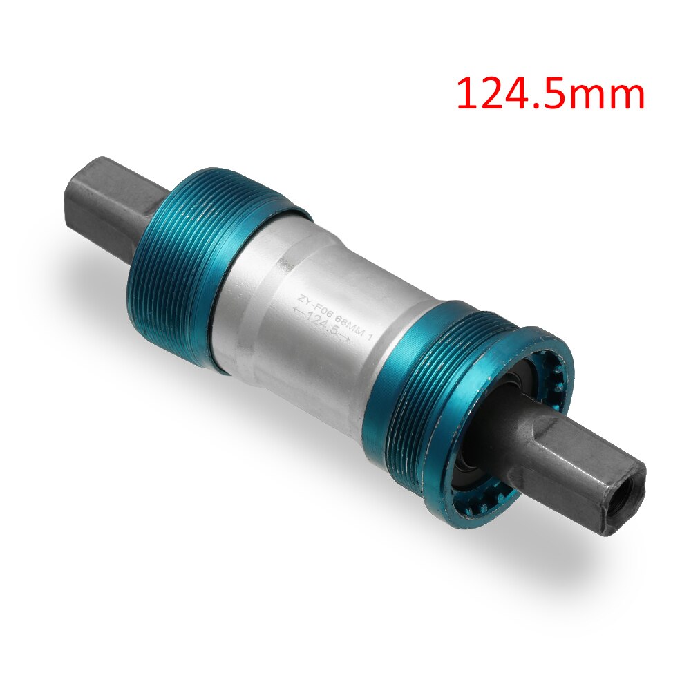 68x103-127.5mm Aluminum Road Mountain Bike Bottom Bracket Bicycle Axle Square Taper Cartridge Sealed Bearing Bike Accessories: 68x124.5mm