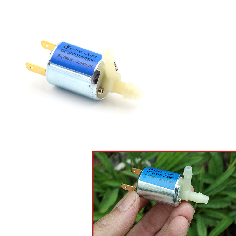 Micro Magneetventiel 12V 24V Dc Kleine Plastic Magneetventiel Voor Gas Water Lucht Normaal Gesloten
