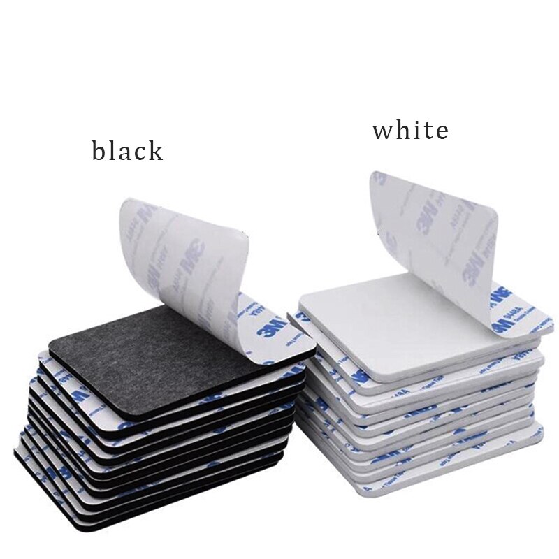 50Pcs/100Pcs 3M Dubbelzijdig Zelfklevende Klittenband Ronde Foam Tape Montage Sticky Met sterke Lijm Magie Sticker Tape