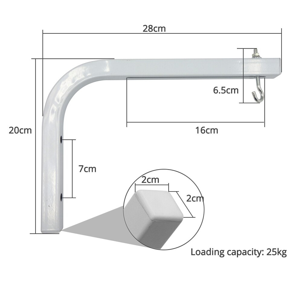 Rigal Z320 Adjustable Projection Screen Hanger Ceiling Mounts for Projector Screens L Shape Holder Specialized Hanger 90 degrees
