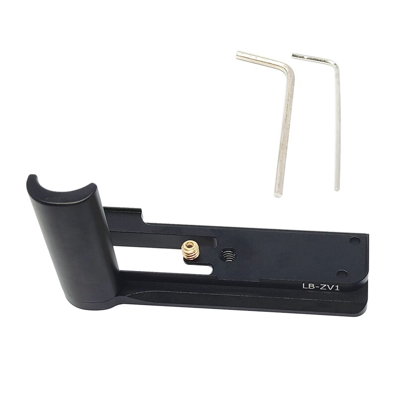Camera Grip Base,Vertical Camera L Bracket For Sony ZV-1 ZV1 Digital Camera L Quick Release Plate Bracket