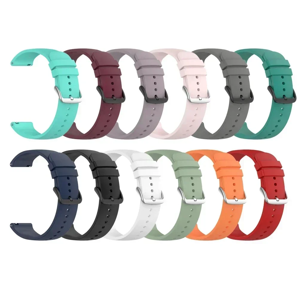 20mm 22mm silikonebånd til xiaomi watch  s4/s3/s2/s1 pro rem til huawei ur/garmin armbånd vandtæt armbånd til amazfit
