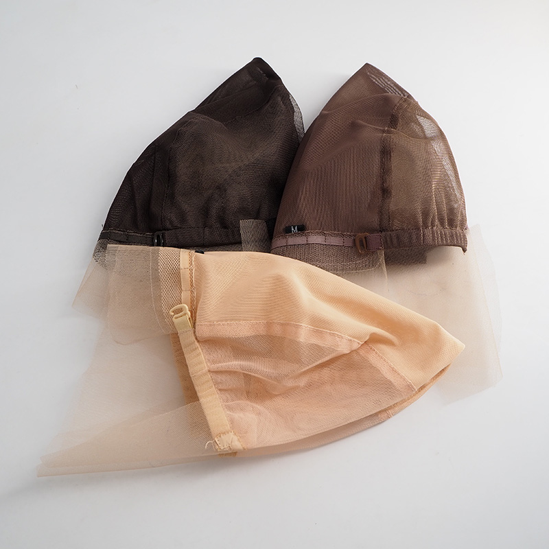 Cierre Frontal de encaje para peluca, gorros para hacer pelucas, malla, 13x6