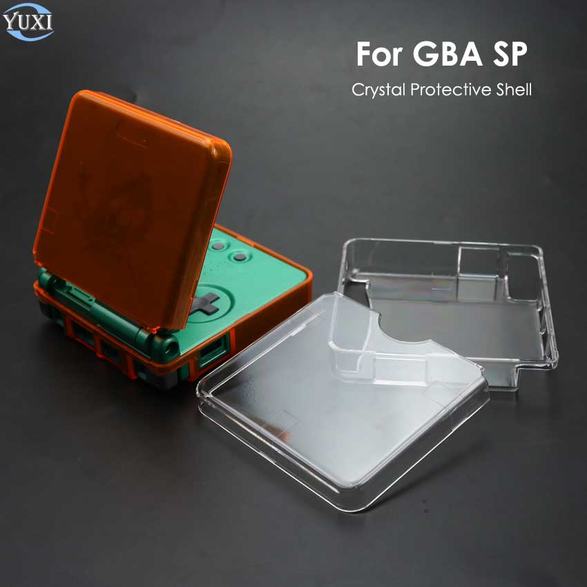 Yuxi Clear Crystal Case Harde Beschermende Shell Voor Gameboy Advance Sp Voor Gba Sp Console Bescherming Cover