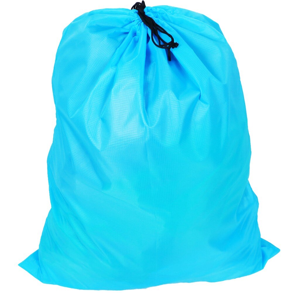 1 * Vuile Kleren Tas 37*47.2 Inch Polyester Extra Grote Zware Waszak Zak Met Trekkoord: sky blue