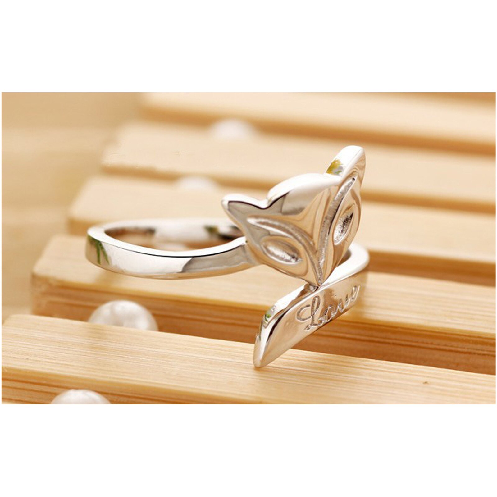 Adjustable Knitting Loop Crochet Loop Knitting Accessories Fox Models Ring Adjust Finger Wear Thimble Yarn Guides Knitted Ring