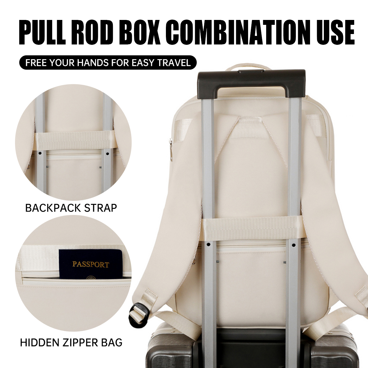 Mochila para mujer 2025, nueva mochila sencilla para ordenador de negocios, bolsa de viaje de gran capacidad para exteriores, bolso escolar para estudiantes para niños