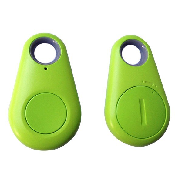 Wearable Bluetooth Tracker Apparaten Shape Key Finder Anti Verloren Alarm Met Controle Water Druppels Vormige Tracking Onderdelen: green