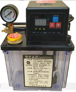1.8l automatisk smørefedtpumpe cnc digital elektronisk timer -oliepumpe  ac220v: Med manometer