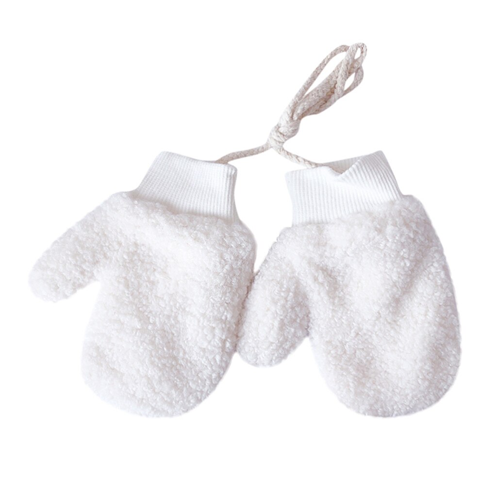 freundlicher Handschuhe Neue Kleinkind Baby Verdicken Jungen Mädchen Seil Vollen Finger Warme Gestrickte Handschuhe Handschuhe einfache stil