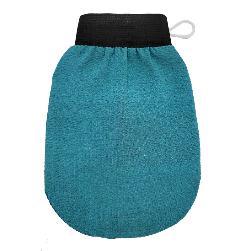 1Pc Marokkaanse Hammam Exfoliërende Mitt Kessa Scrub Handschoen Voorbereiding Duurzaam Douche Scrub Handschoenen Body Facial Tan Massage Mitt: Blauw