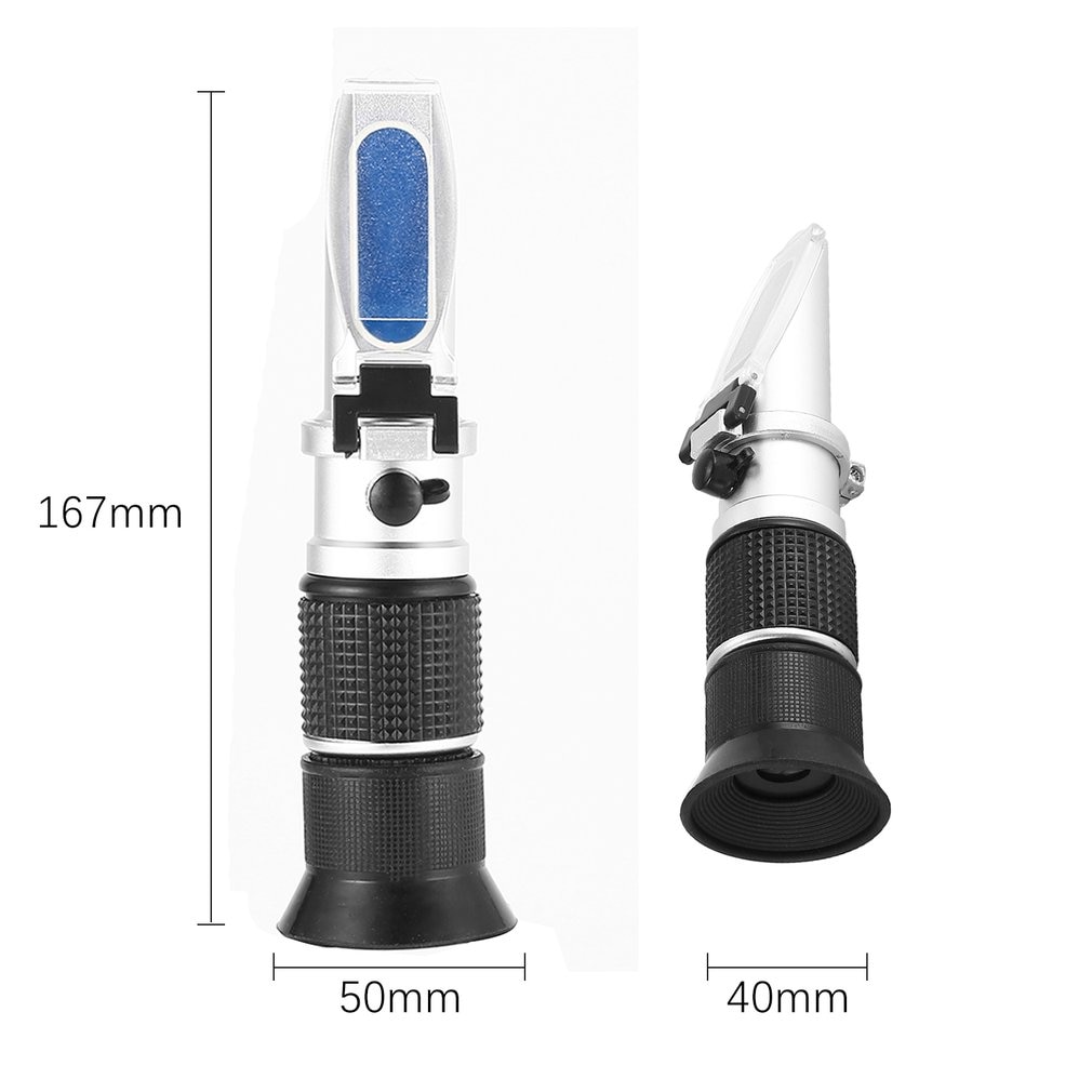 Refractometer 0-90% Optical Sugar Food Beverages Drink Juice ATC Content Meter Tool Test Handheld Measuring Tester