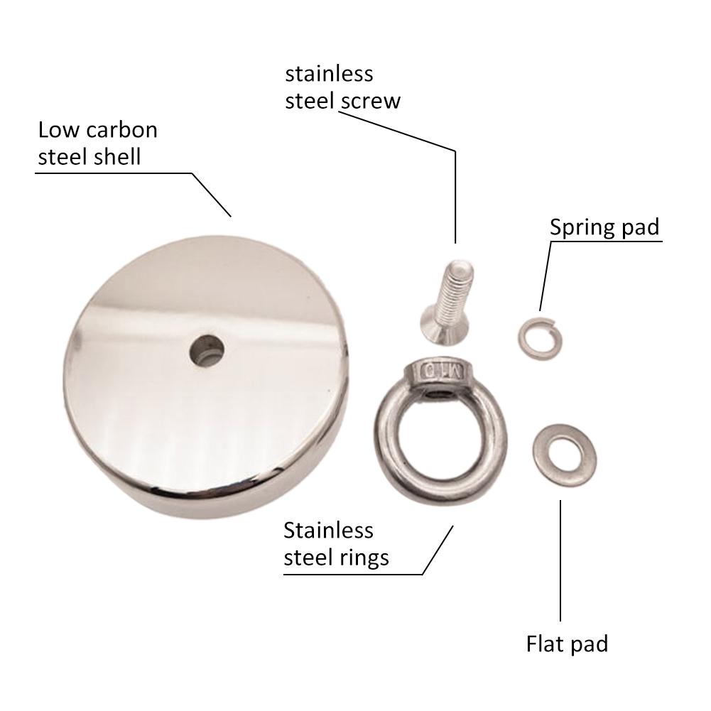 Sterke Krachtige Neodymium Magneet Haak Magneet Ring Magnetische Ring Sterke Magnetische Ring Haak Super Krachtige Sterke Magneten
