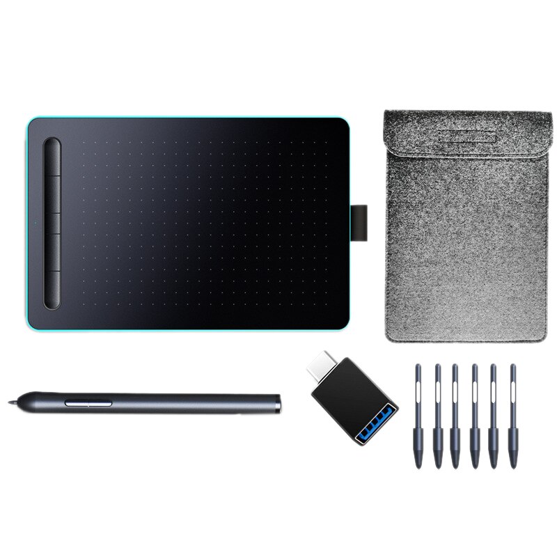 PPYY-Digital Graphic Tablet Writing Pad Drawing Pad Painting Pad for Android Phone Laptop IMac Windows Computer: Blue